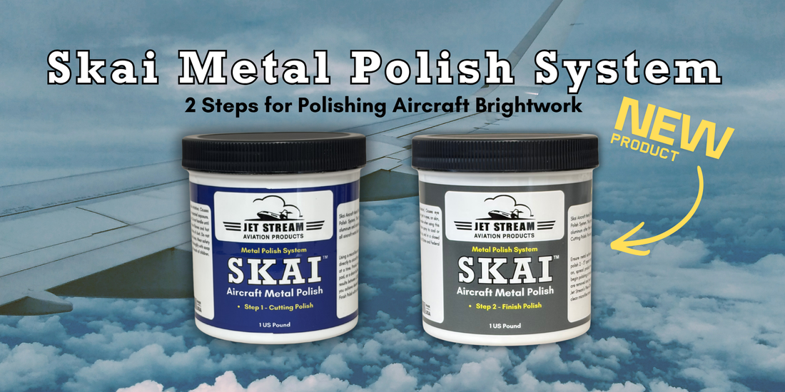 Skai Metal Polish System - How to Polish Aircraft Brightwork in Just 2 Steps