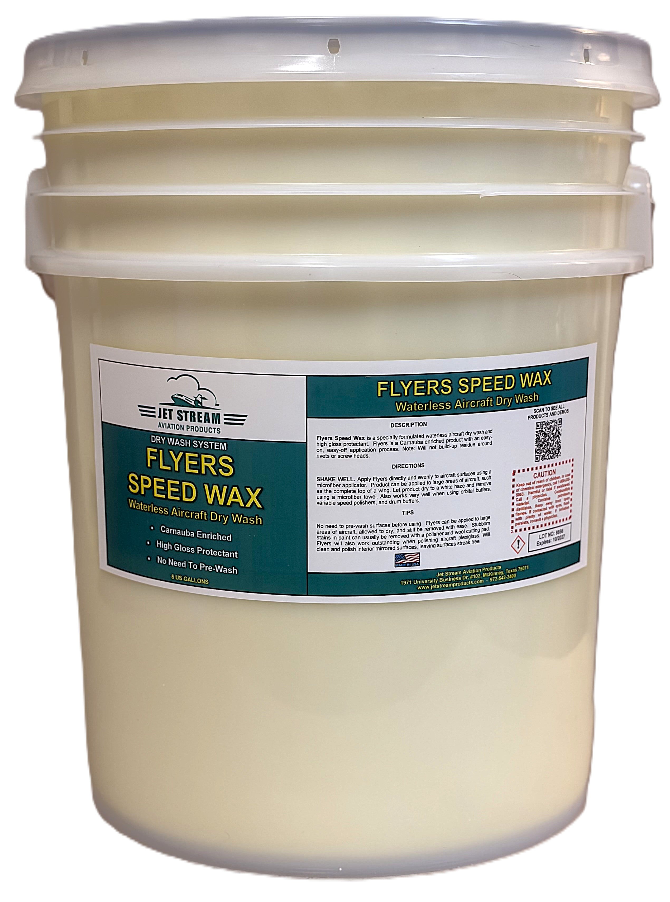 Flyers Speed Wax Waterless Aircraft Dry Wash – Jet Stream Aviation