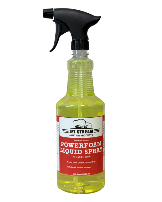 Limpiador en seco Powerfoam Liquid Spray para aeronaves