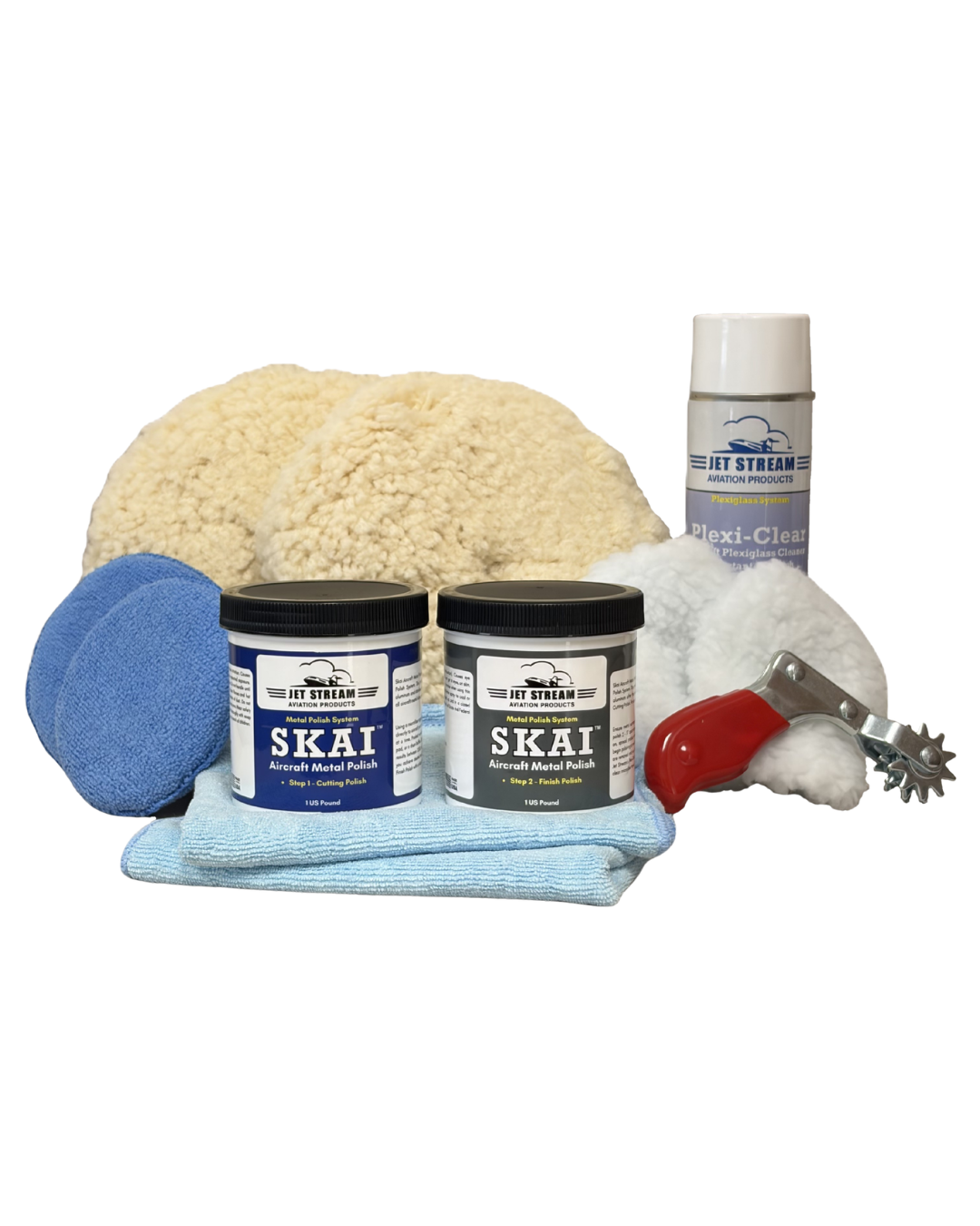 Skai Aircraft Metal Polish System Kit